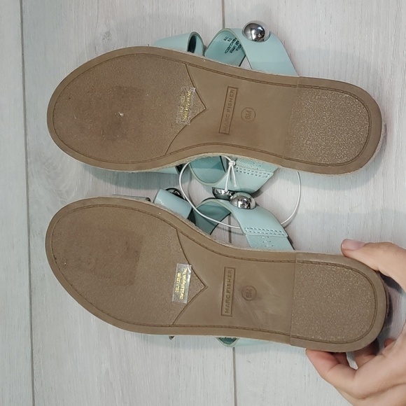 Marc Fisher Women Prisca Espadrille Leather Sandals platform shoes sz 6M - Picture 12 of 12